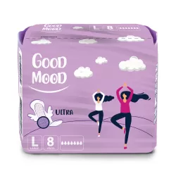Good Mood Winged Thin Ultra Medium 8 pcs womens menstrual hygiene