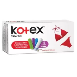 Kotex Super tampon 16 pcs womens menstrual hygiene