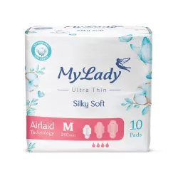 My Lady Silky Soft size M 10pcs womens menstrual hygiene